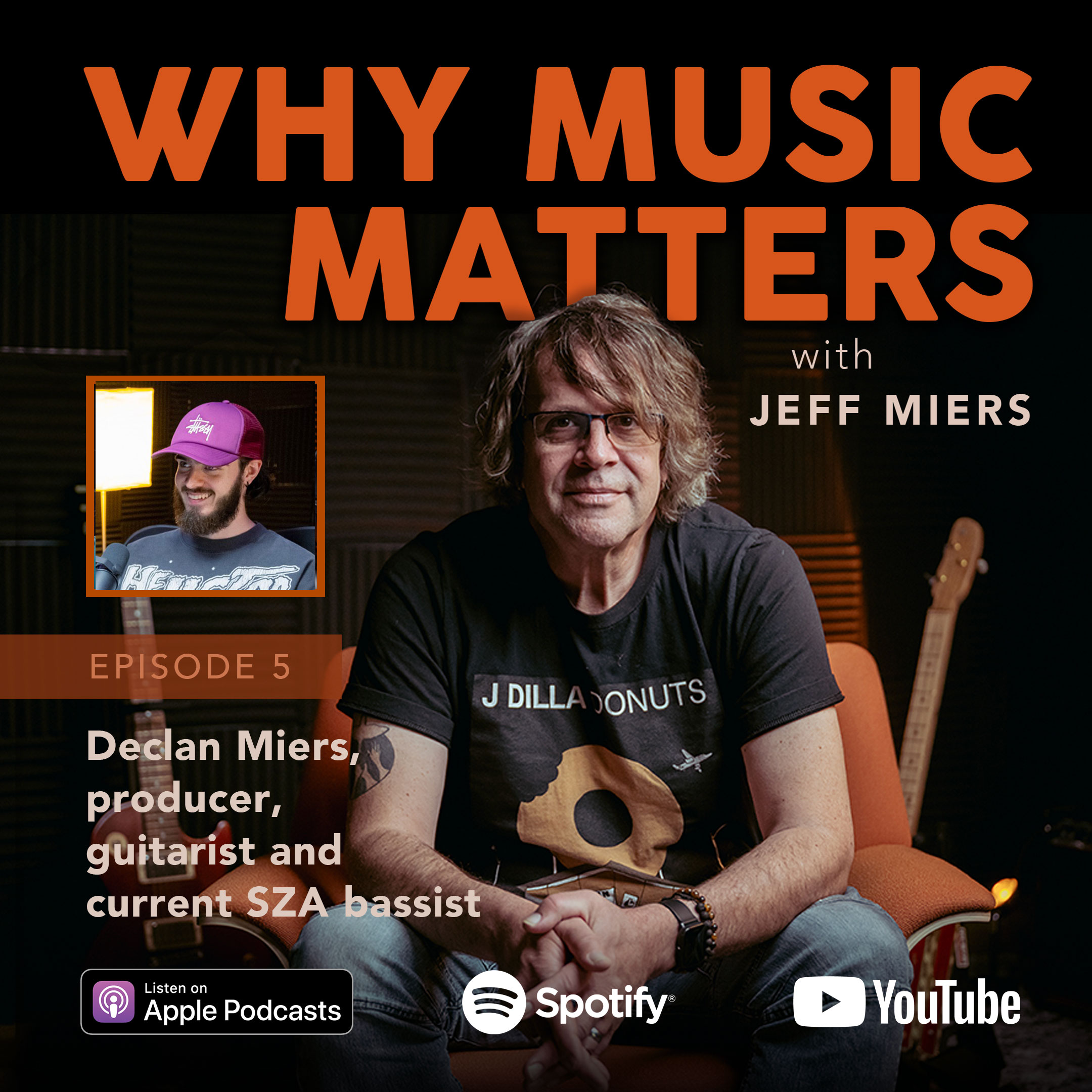 Why Music Matters with Jeff Miers – ep 5: A conversation with SZA bassist (and guy I know pretty well) Declan Miers